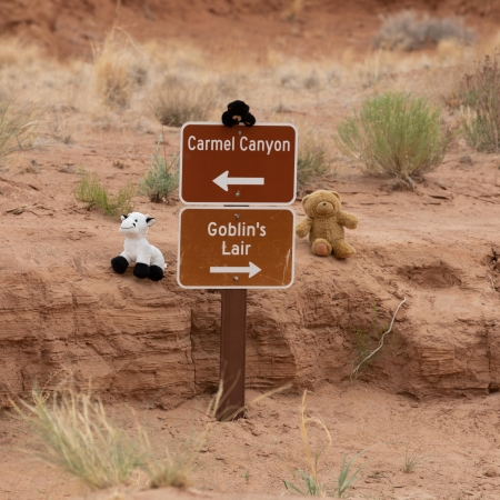 Goblin Valley Sign Holy Sir BB Toffee