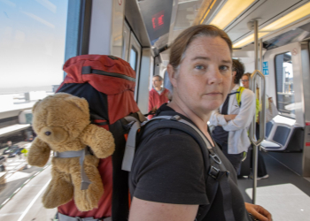 eBeth and Toffee on the BART 20th April