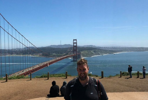 Ken at Golden Gate Bridge 21 April