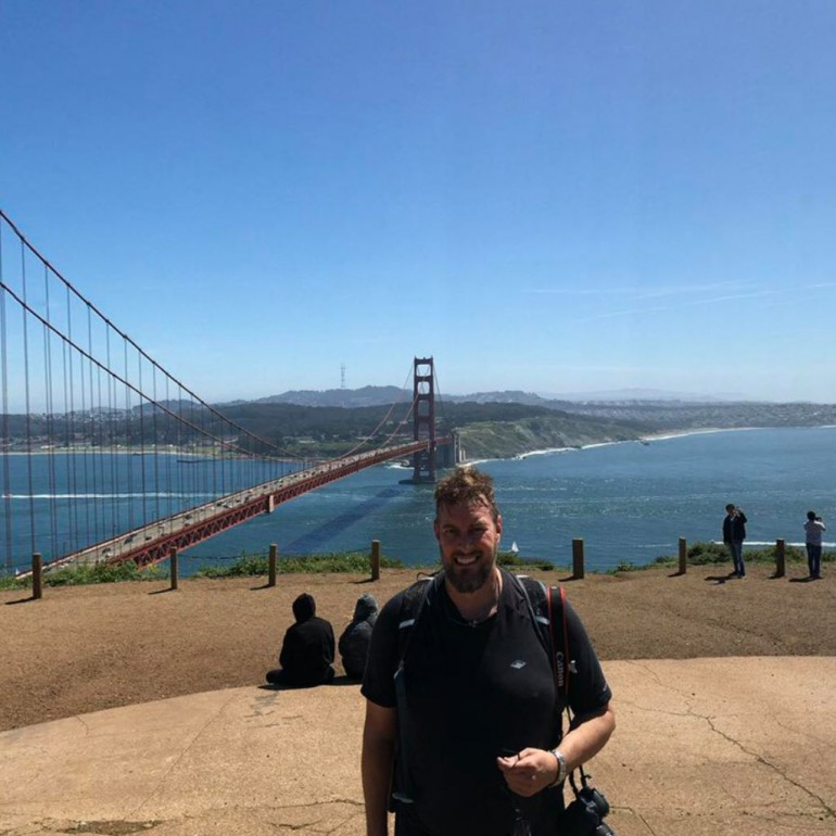 Ken at Golden Gate Bridge 21 April